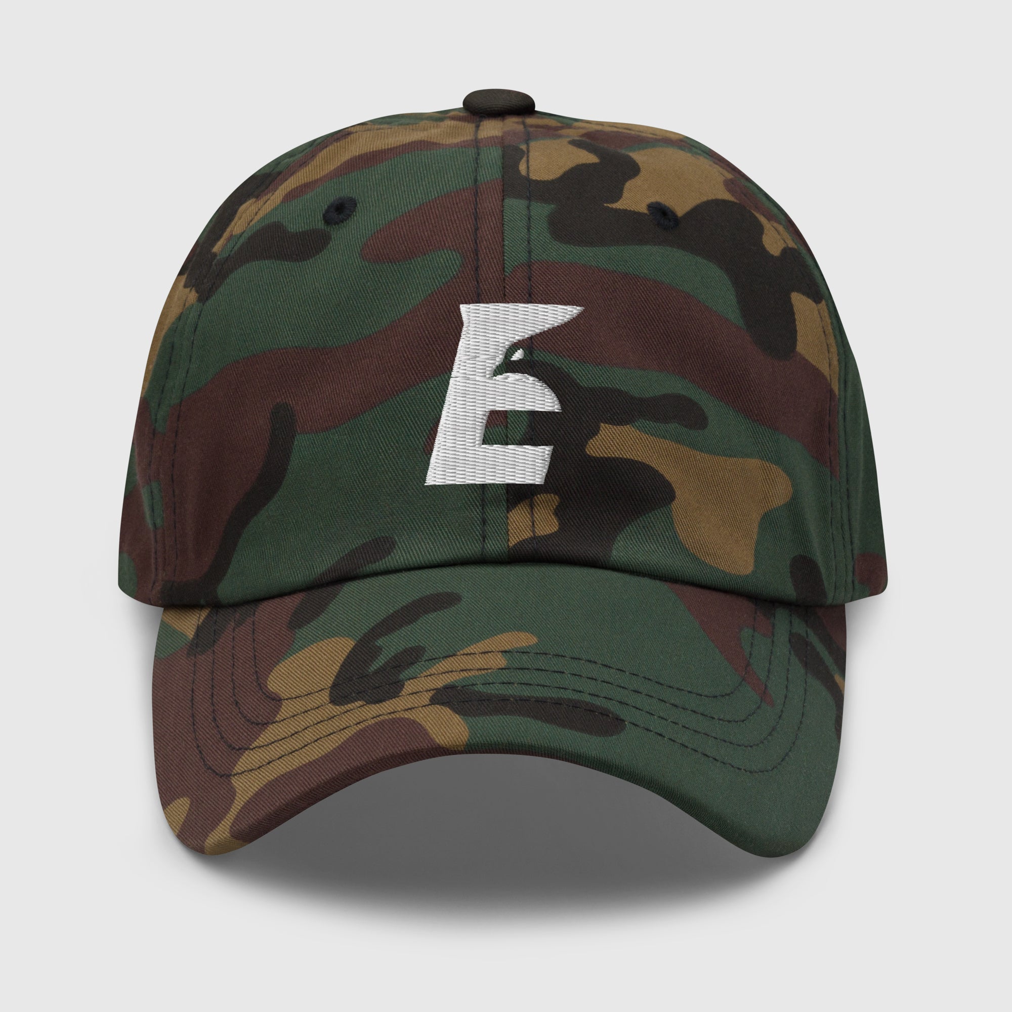 Cap White Green Camouflage - Eagle
