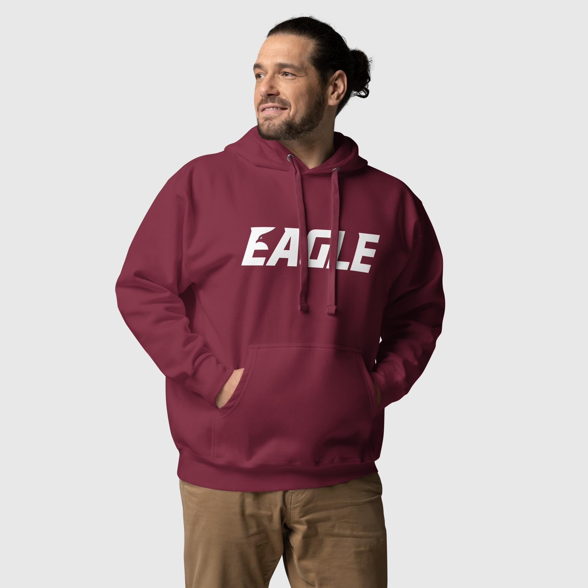 Hoodie Maroon - Eagle