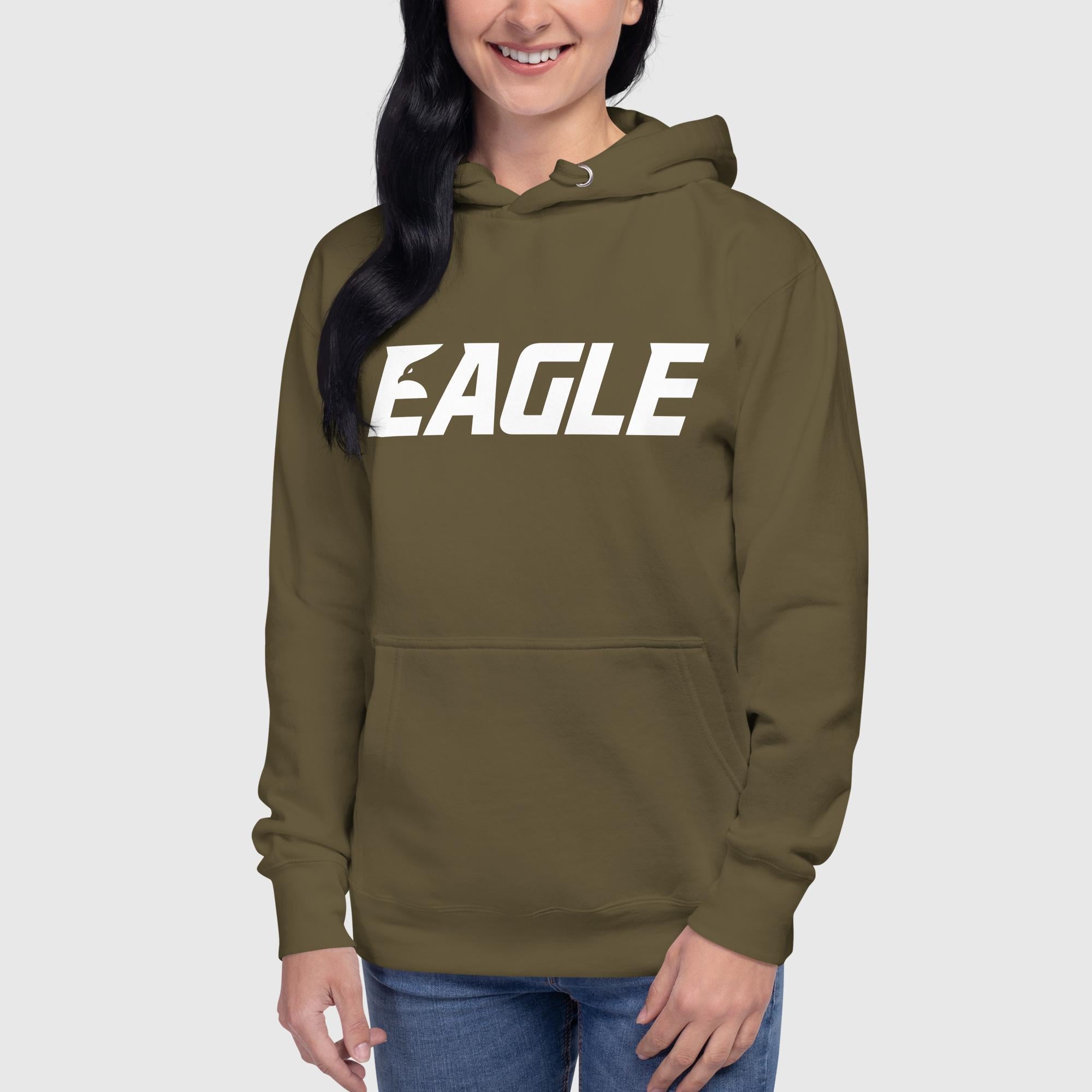 Hoodie Military Green - Eagle
