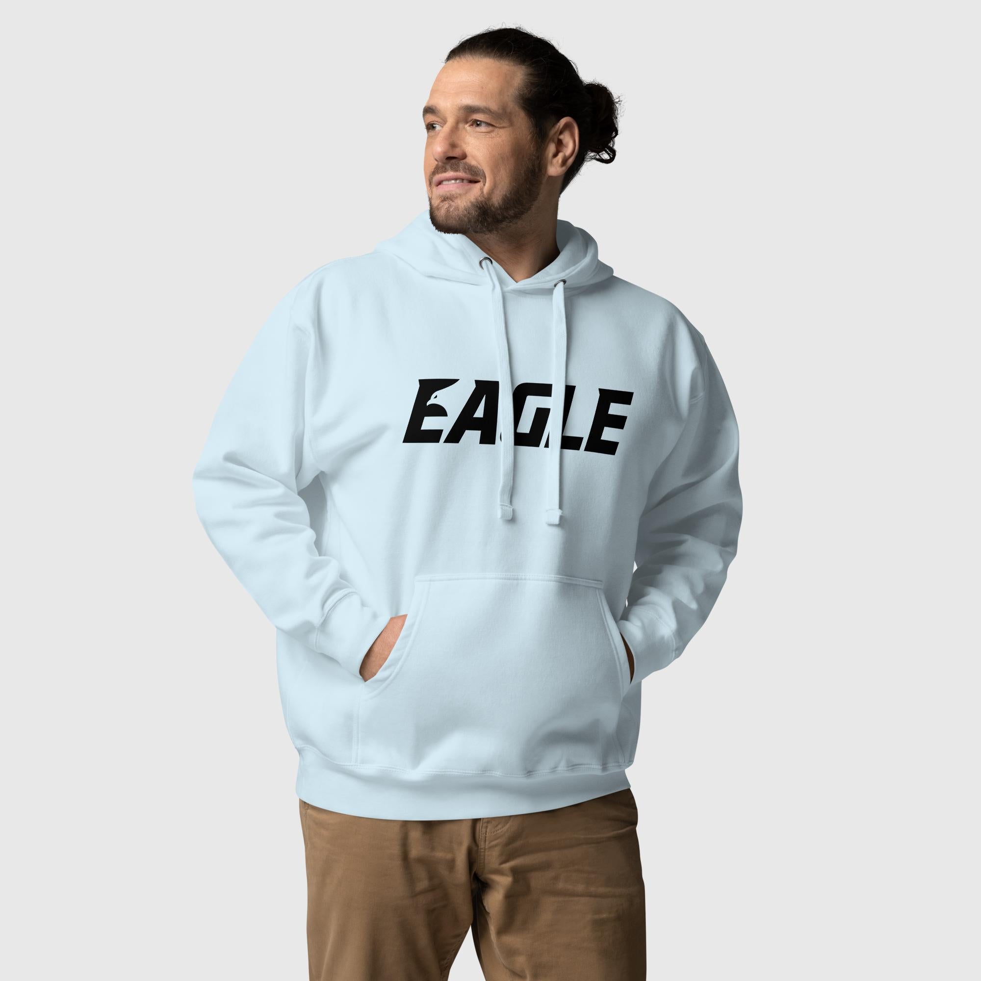 Hoodie Sky Blue - Eagle