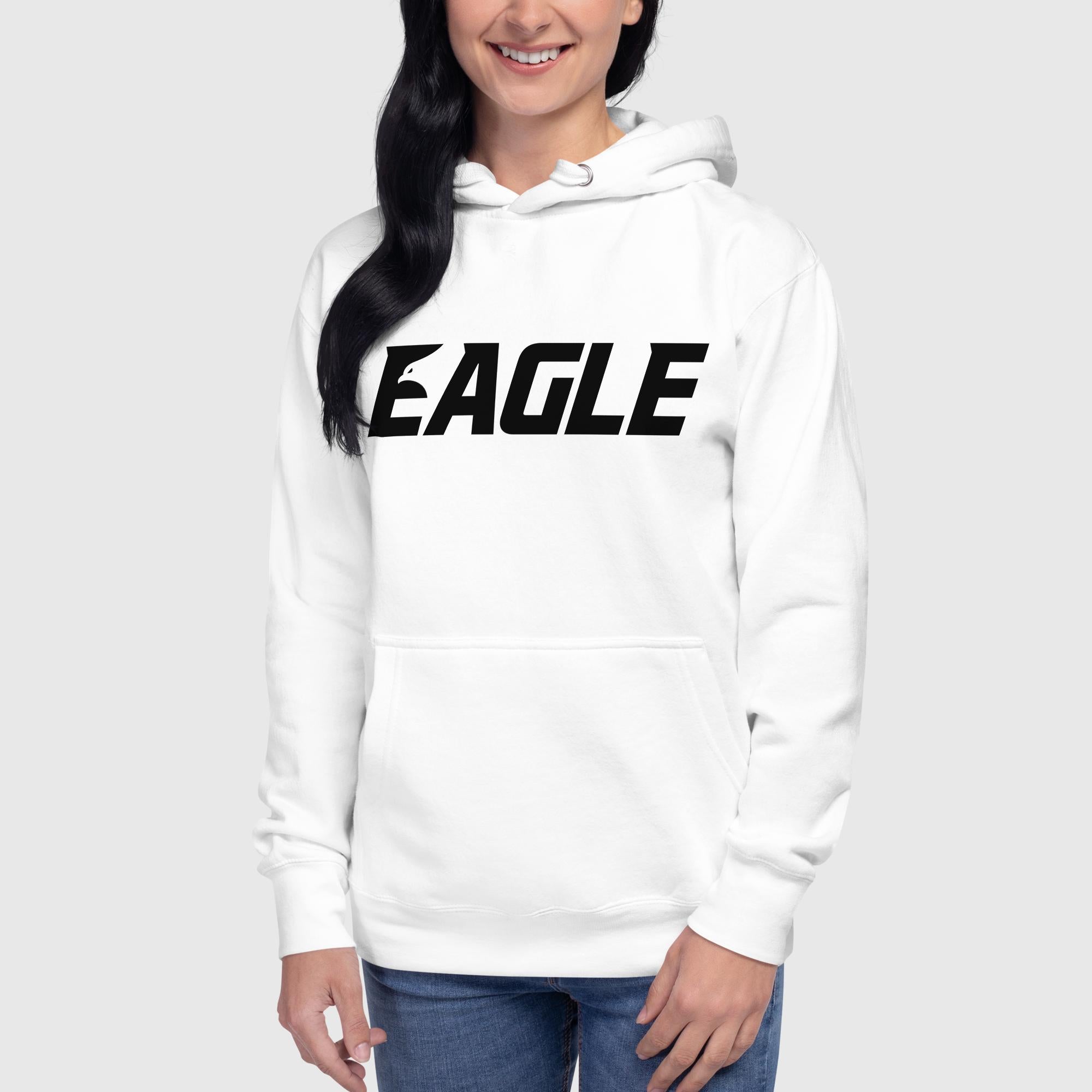 Hoodie White - Eagle