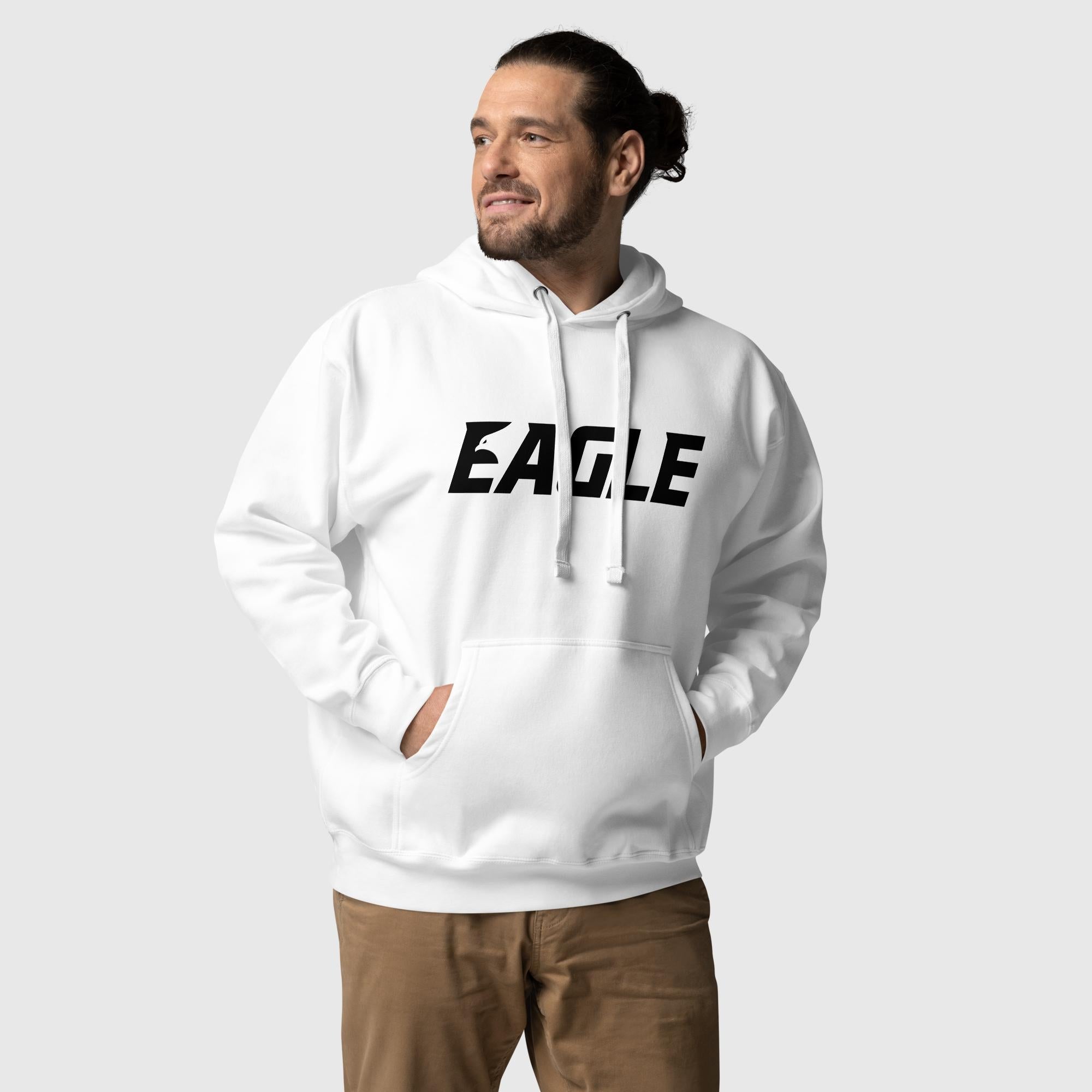 Hoodie White - Eagle