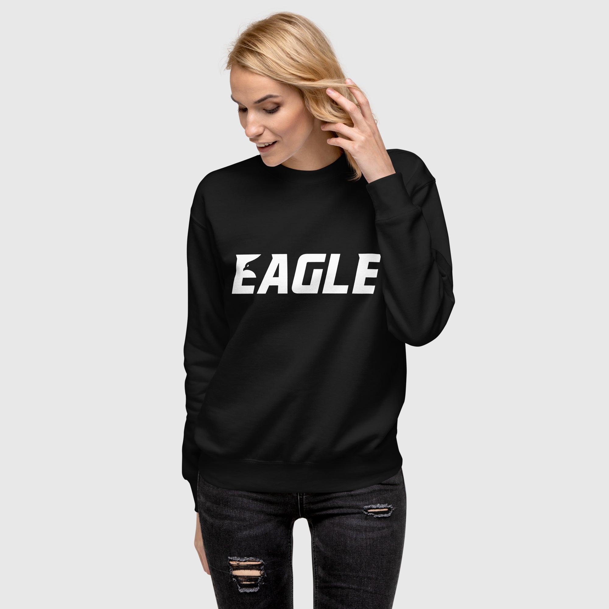 Premium Sweatshirt Black Black - Eagle